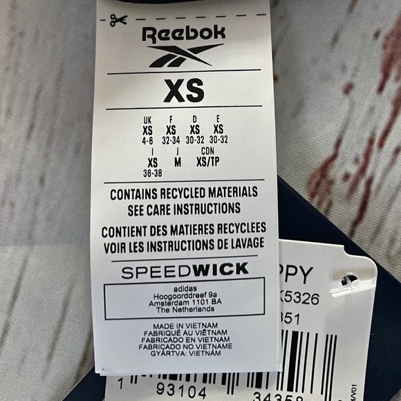 Reebok Hero Med-Impact Strappy Sports Bra Size XS - Picture 15 of 15